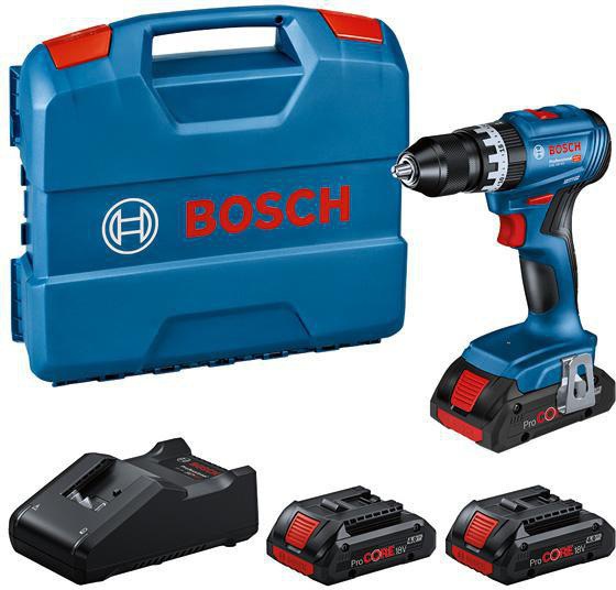 BOSCH Akku-Schlagbohrschrauber-Set GSB 18V-45