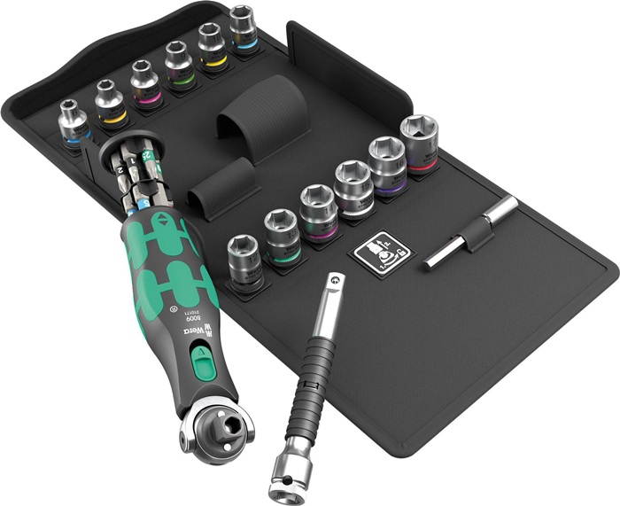 WERA Steckschlüssel-Satz 8009 Zyklop Pocket Set 3