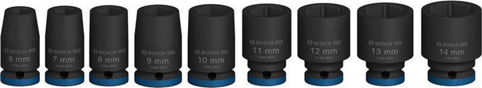 BOSCH Steckschlüsseleinsätze-Set PRO Impact