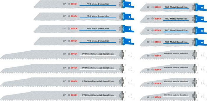 BOSCH Säbelsägeblatt-Set PRO Tough Box Demolition