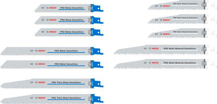 BOSCH Säbelsägeblatt-Set PRO Demolition