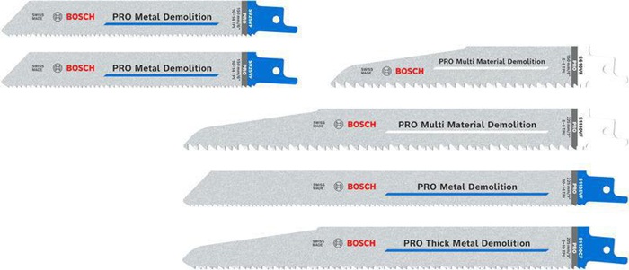 BOSCH Säbelsägeblatt-Set PRO Demolition