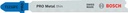 BOSCH Stichsägeblatt PRO Metal thin T121GFC