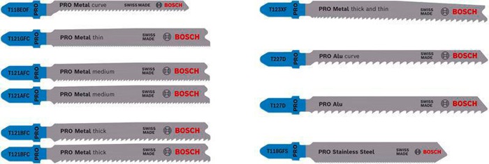 BOSCH Stichsägeblatt-Set PRO Metal and Alu