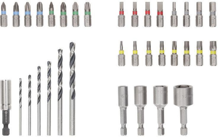 BOSCH Bohrer-Bit-Set Extra Hard Metal HSS