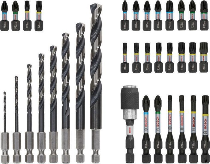 BOSCH Bohrer-Bit-Set PRO Impact Mixed