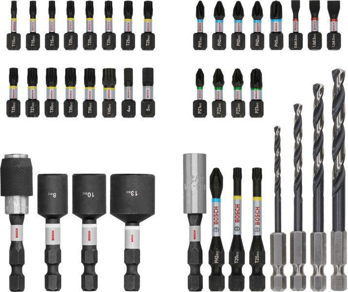 BOSCH Bohrer-Bit-Set PRO Impact Mixed