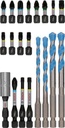 BOSCH Bohrer-Bit-Set PRO Impact Multi Construction