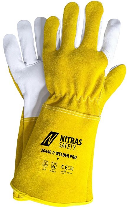 NITRAS SAFETY Schweißerhandschuhe WELDER PRO