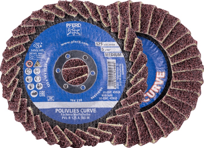 PFERD TOOLS Fächerscheibe POLIVLIES-CURVE PVL-R