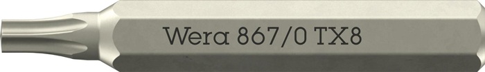 [05058132001] WERA Bit 867/0 Micro (TX 8)