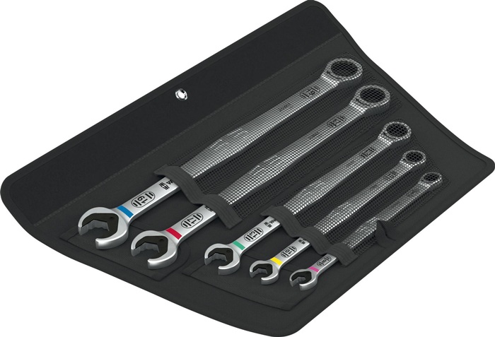 WERA Maulringratschenschlüssel-Satz 6007 Joker 5 Set 1