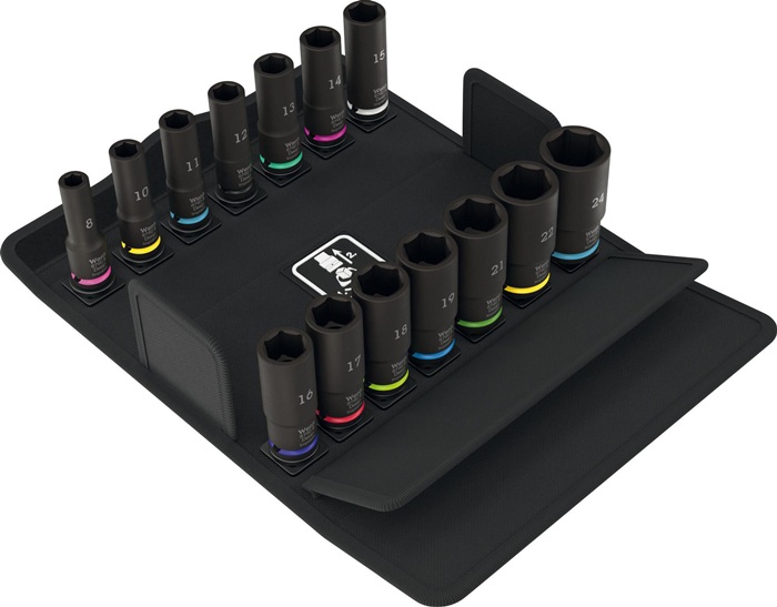 WERA Steckschlüssel-Satz 8790 B Impaktor Deep Imperial Set 1