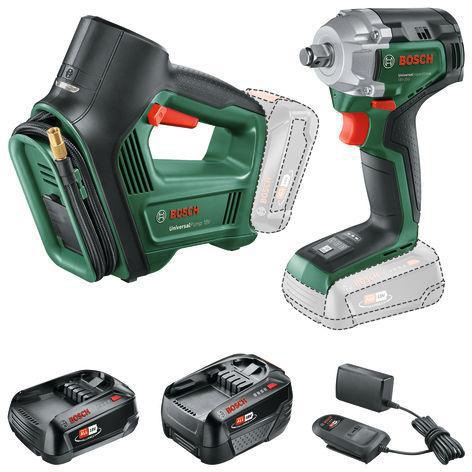 BOSCH Akku-Geräte-Set UniversalImpactDrive/UniversalPump