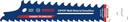 BOSCH Säbelsägeblatt EXPERT Multi Material Demolition S681KLH