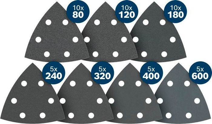 BOSCH Schleifblatt-Set PRO