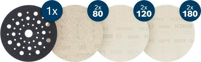 BOSCH Schleifnetz-Set EXPERT M480