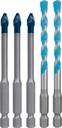 BOSCH Bohrer-Set EXPERT HEX-9 Ceramic