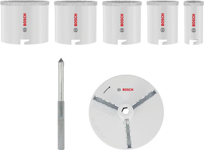 BOSCH Lochsägen-Set Brick and Soft Tile