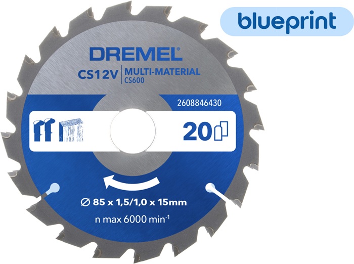 BOSCH Sägeblatt DREMEL® Blueprint