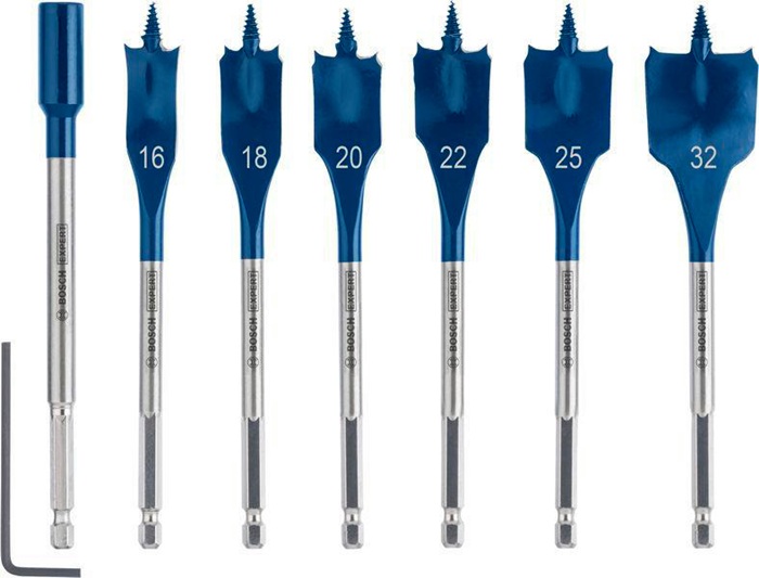 BOSCH Flachfräsbohrer-Set EXPERT Self Cut Speed