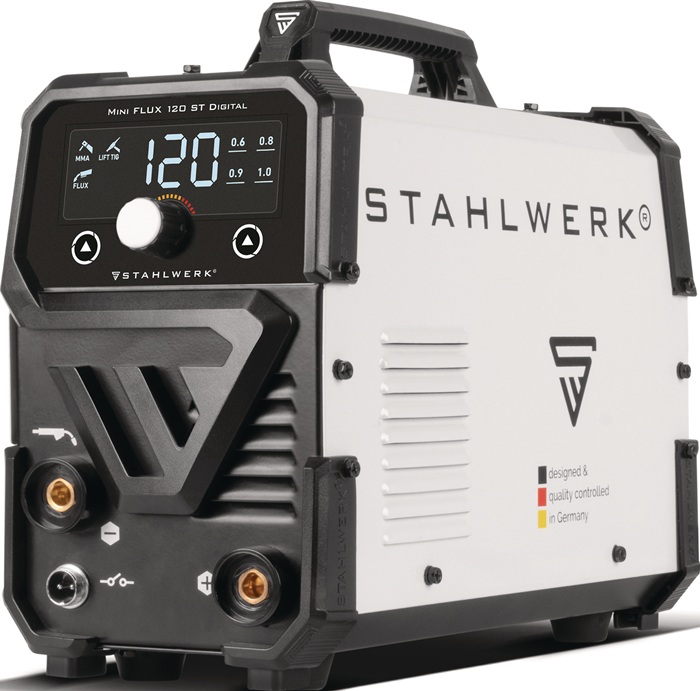 STAHLWERK Fülldrahtschweißgerät Mini FLUX 120 ST Digital