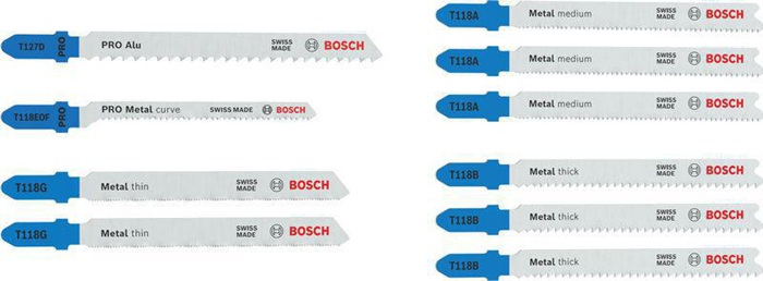 BOSCH Stichsägeblatt-Set Metal Advanced