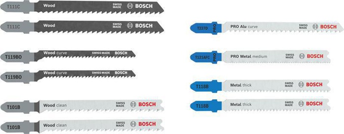 BOSCH Stichsägeblatt-Set Wood and Metal Advanced