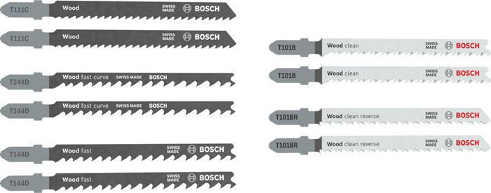 BOSCH Stichsägeblatt-Set Wood Basic