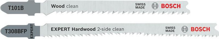 BOSCH Stichsägeblatt-Set EXPERT Hardwood T101B/T308BFP