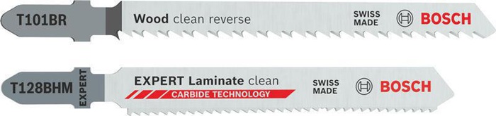 BOSCH Stichsägeblatt-Set EXPERT Laminate T101BR/T128BHM