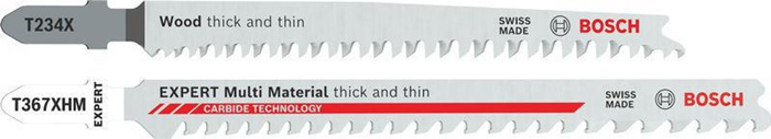 BOSCH Stichsägeblatt-Set EXPERT Multi Material T234X/T367XHM