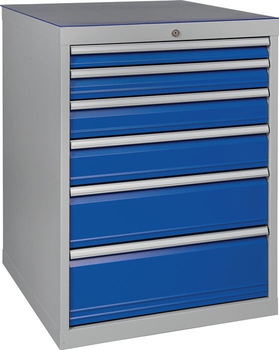 [9000426111] BEDRUNKA+HIRTH Schubladenschrank (signalblau, RAL 5005)