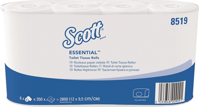 SCOTT Toilettenpapier SCOTT® ESSENTIAL 8519