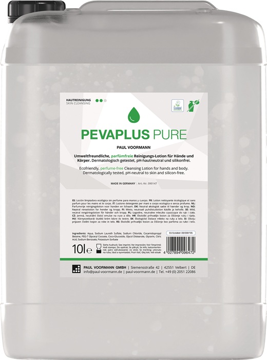 [9000473262] PAUL VOORMANN Handreinigung PEVAPLUS PURE (Kanister, 10 l)
