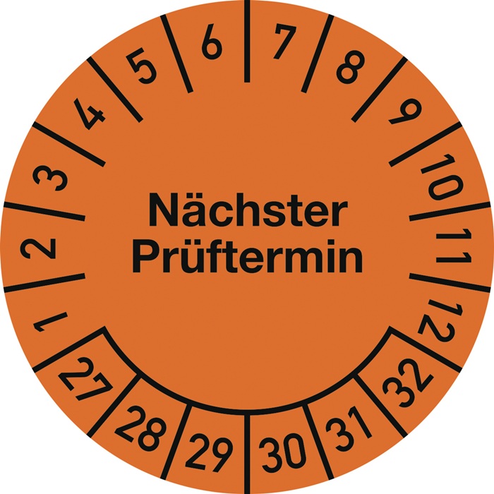 Mehrjahresprüfplakette