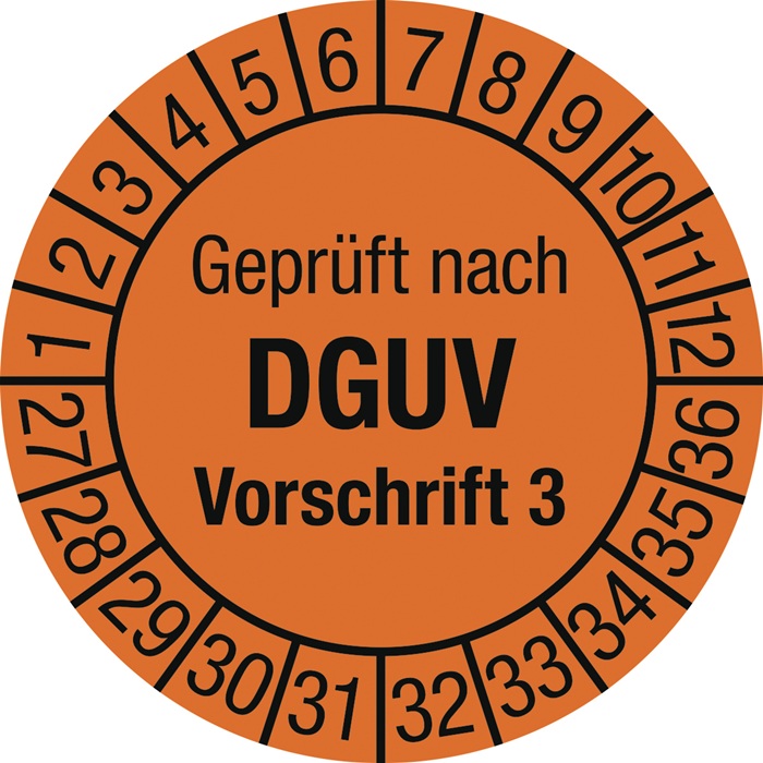 Mehrjahresprüfplakette