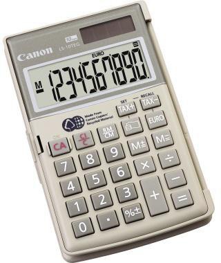 CANON Taschenrechner Canon LS-10TEG 1 x 10-stellig grau