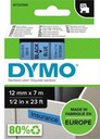 DYMO Schriftbandkassette DYMO® D1 12 mm x 7 m (B x L) blau