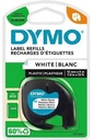 DYMO Schriftbandkassette DYMO® LT 12 mm x 4 m (B x L) weiß