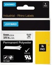 DYMO Schriftbandkassette DYMO® IND 9 mm x 5,5 m (B x L) weiß