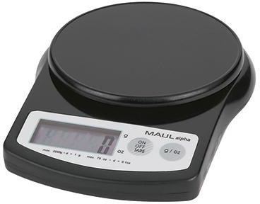 [9199100653] MAUL Briefwaage MAUL MAULalpha 12,4cm 2 g 2kg ohne (schwarz)