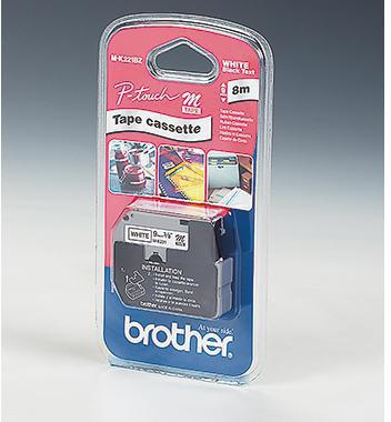 BROTHER Schriftbandkassette Brother P-touch M-K221 9 mm x 8 m (B x