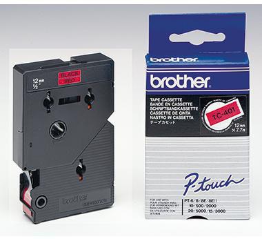 BROTHER Schriftbandkassette Brother P-touch TC-401 12 mm x 7,7 m (B