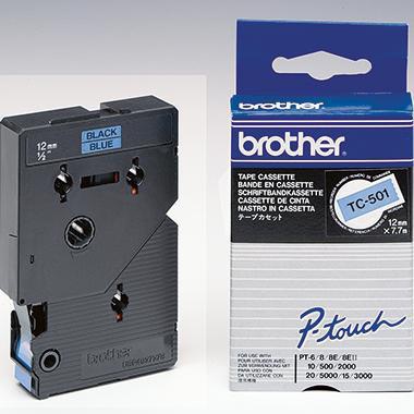 [9199100699] BROTHER Schriftbandkassette Brother P-touch TC-501 12 mm x 7,7 m (B