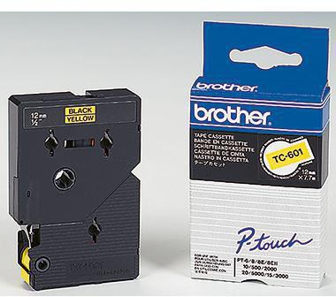 BROTHER Schriftbandkassette Brother P-touch TC-601 12 mm x 7,7 m (B