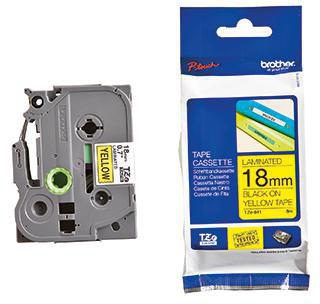 BROTHER Schriftbandkassette Brother P-touch TZe-641 18 mm x 8 m (B x