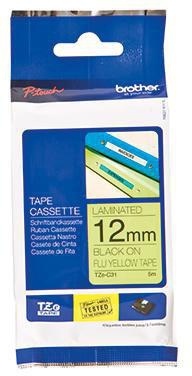 [9199100750] BROTHER Schriftbandkassette Brother P-touch TZe-C31 12 mm x 5 m (B x