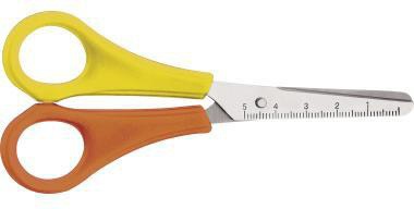 WESTCOTT Bastelschere Westcott Kids 130mm Stahl gelb/orange