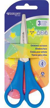 [9199100840] WESTCOTT Bastelschere Westcott Kids 130mm Stahl rot (blau)